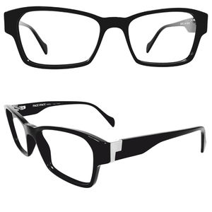 Face A Face Macho 1 col 100 Eyeglasses Men Paris Black Plastic 54-17-135